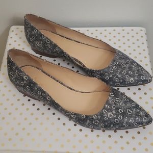 Cole Haan Magnolia Lizard Print Flat